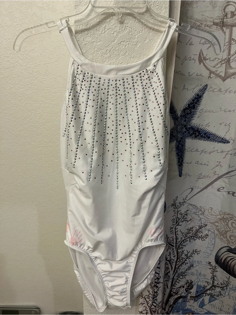 Gymnastics Leotard Chalk Warrior Adult Large